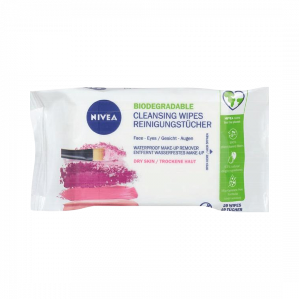 494318 Nivea Reinigungstuecher Gesicht und Augen, für trockene Haut, biologisch abbaubar, 25 Stueck.png